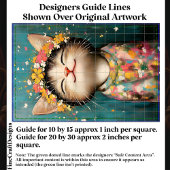 Papier Mousseline Happy Kitten Chat, Couronne Fleur, CQ8 Rose Découp