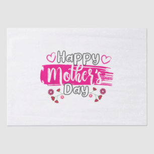 Papier Mousseline Happy Mother's Day 2025 Tshirt pour Femmes Maman G