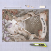 Papier Mousseline Hare Aquarelle Automne mystérieuse Automne Oracle (Artisanat)