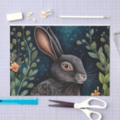 Papier Mousseline Hare de minuit (Artisanat)
