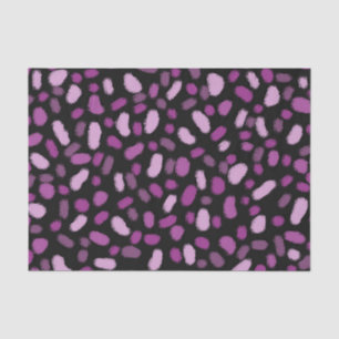Papier Mousseline Haricots de gelée rose Arrière - plan noir Concept