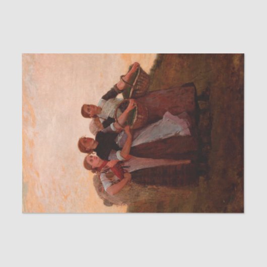 Papier Mousseline Hark ! Le Lark par Homer Winslow (Recto)