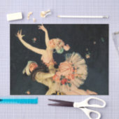 Papier Mousseline “Harlequin and Columbine” by FX Leyendecker (Artisanat)