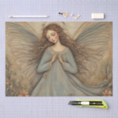 Papier Mousseline Harmonie céleste : Découpage de l'Ange de l'Art po (Artisanat)