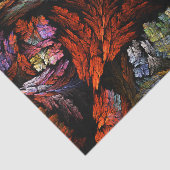 Papier Mousseline Harmonie des couleurs Art Abstrait (Détail)