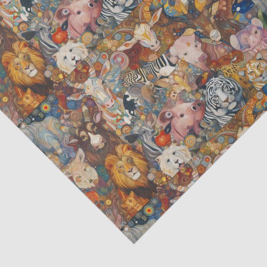 Papier Mousseline "Harmonie sauvage" (Détail)