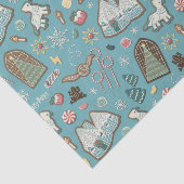 Papier Mousseline HARRY POTTER™ HOGWARTS™ Motif de cookies de Noël (Détail)