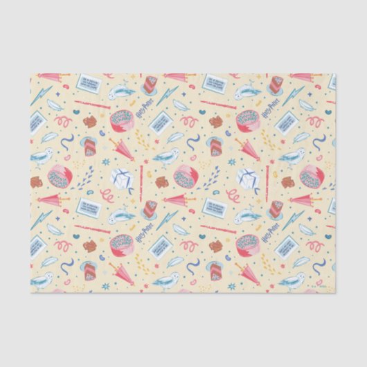 Papier Mousseline HARRY POTTER™ Motif de fête d'anniversaire (Recto)