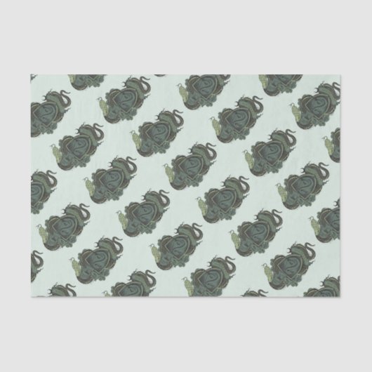 Papier Mousseline Harry Potter | Slytherin Crest (Recto)