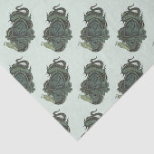 Papier Mousseline Harry Potter | Slytherin Crest (Détail)