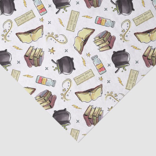 Papier Mousseline HARRY POTTER™ Spects & Books Motif (Détail)