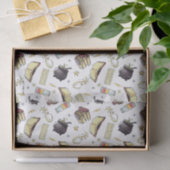 Papier Mousseline HARRY POTTER™ Spects & Books Motif (Cadeau)