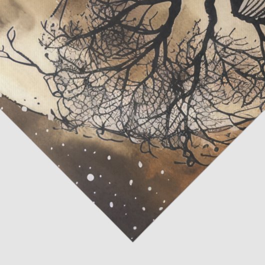 Papier Mousseline Hauning Imaginaire levain gothique et fille victor (Détail)