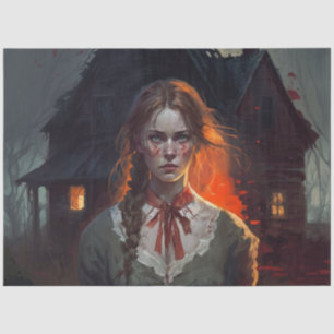 Papier Mousseline Haunting house