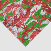 Papier Mousseline Haus De Camo Motif Silver Xmas (Détail)