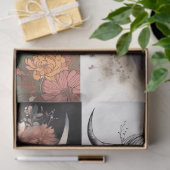 Papier Mousseline Hausse vache Highland Collage 1 papier de découpag (Cadeau)