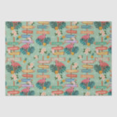 Papier Mousseline Hawaii caché (Recto)