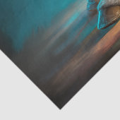 Papier Mousseline Heavenly Winged Baby Donkey Decoupage (Détail)