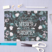 Papier Mousseline Hébreu 4:16 citations noir ver (Artisanat)