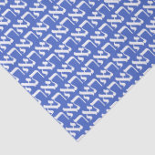 Papier Mousseline Hébreu Aleph Tav White (Détail)