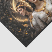 Papier Mousseline Hecate la déesse grecque avec trois formes (Détail)