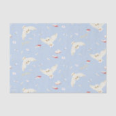 Papier Mousseline Hedwig Owl Post Letters and Books Pattern (Recto)