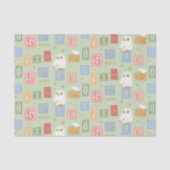 Papier Mousseline Hedwig Post Letter Block Pattern (Recto)