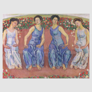 Papier Mousseline Heilige Stunde par Ferdinand Hodler