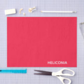 Papier Mousseline Heliconia red color (Artisanat)