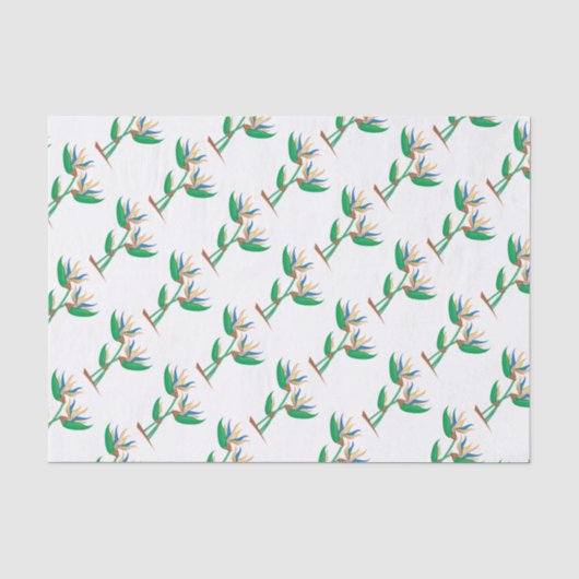 Papier Mousseline Héliconie (Recto)