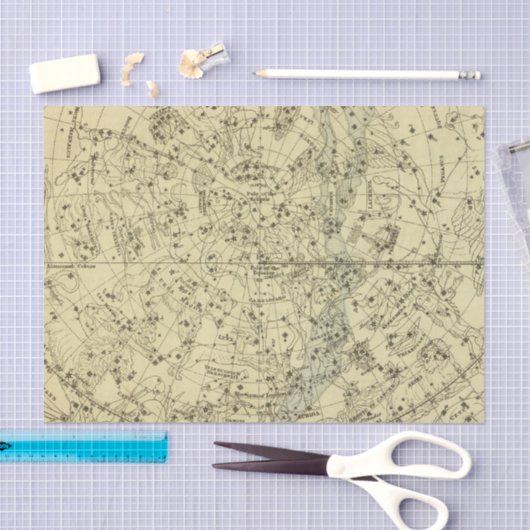 Papier Mousseline Hémisphère céleste du nord (Artisanat)