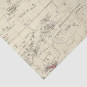 Papier Mousseline Hémisphère de l'ouest 13 (Détail)