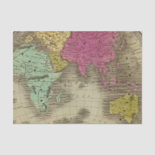 Papier Mousseline Hémisphère oriental 15 2 (Recto)