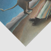 Papier Mousseline Henri Rousseau Dormir Gitan Lion Peinture (Détail)