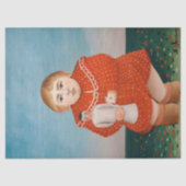 Papier Mousseline Henri Rousseau - Enfant à la poupée (Recto)