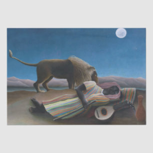 Papier Mousseline Henri Rousseau - La Bohémienne endormie