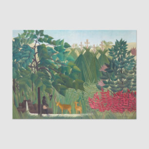 Papier Mousseline Henri Rousseau - La cascade