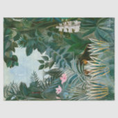 Papier Mousseline Henri Rousseau - La jungle équatoriale (Recto)