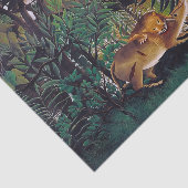 Papier Mousseline Henri Rousseau - Le lion affamé (Détail)