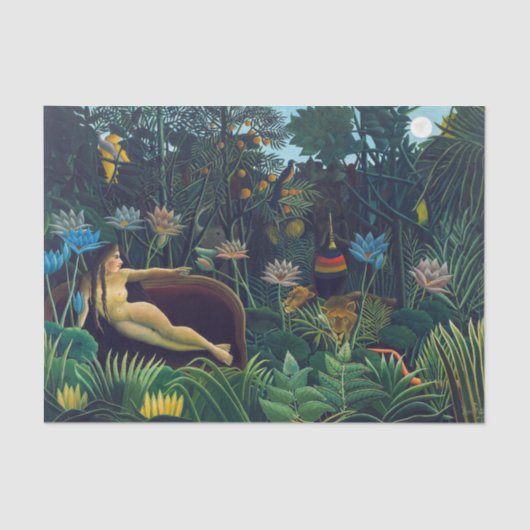 Papier Mousseline Henri Rousseau - Le Rêve / Le Reve (Recto)
