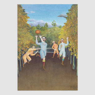 Papier Mousseline Henri Rousseau - Les joueurs de football