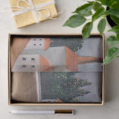 Papier Mousseline Henri Rousseau - Les Pêcheurs et le Biplane (Cadeau)