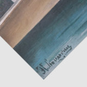 Papier Mousseline Henri Rousseau - Les Pêcheurs et le Biplane (Détail)