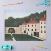 Papier Mousseline Henri Rousseau - Promeneurs dans un parc (Artisanat)