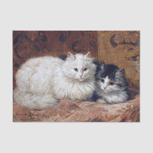 Papier Mousseline ・ Henriette Ronner-Knip (1821-1909) (Recto)