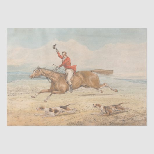 Papier Mousseline Henry Alken | A Whipper-In (Recto)