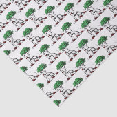 Papier Mousseline Héritier de Greyhound Whippet avec arbre héraldiqu (Détail)