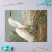 Papier Mousseline Héron blanc par John James Audubon (Artisanat)