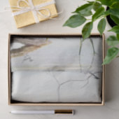 Papier Mousseline Héron côtier, martin-pêcheur et aquarelle de bécas (Cadeau)