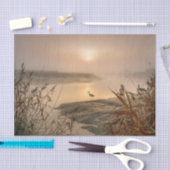 Papier Mousseline Heron Heaven - Paysage sur le lac (Artisanat)